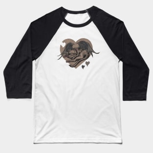 Kitty Bat Baseball T-Shirt